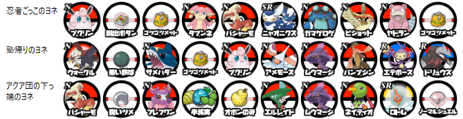 ガチャ結果